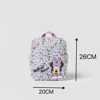 Toddler Color Matching Backpacks Brand New Design Colored Outgoing Bags Kids Mickey Mouse Printing Two-shoulder Bags With Zipper 3
