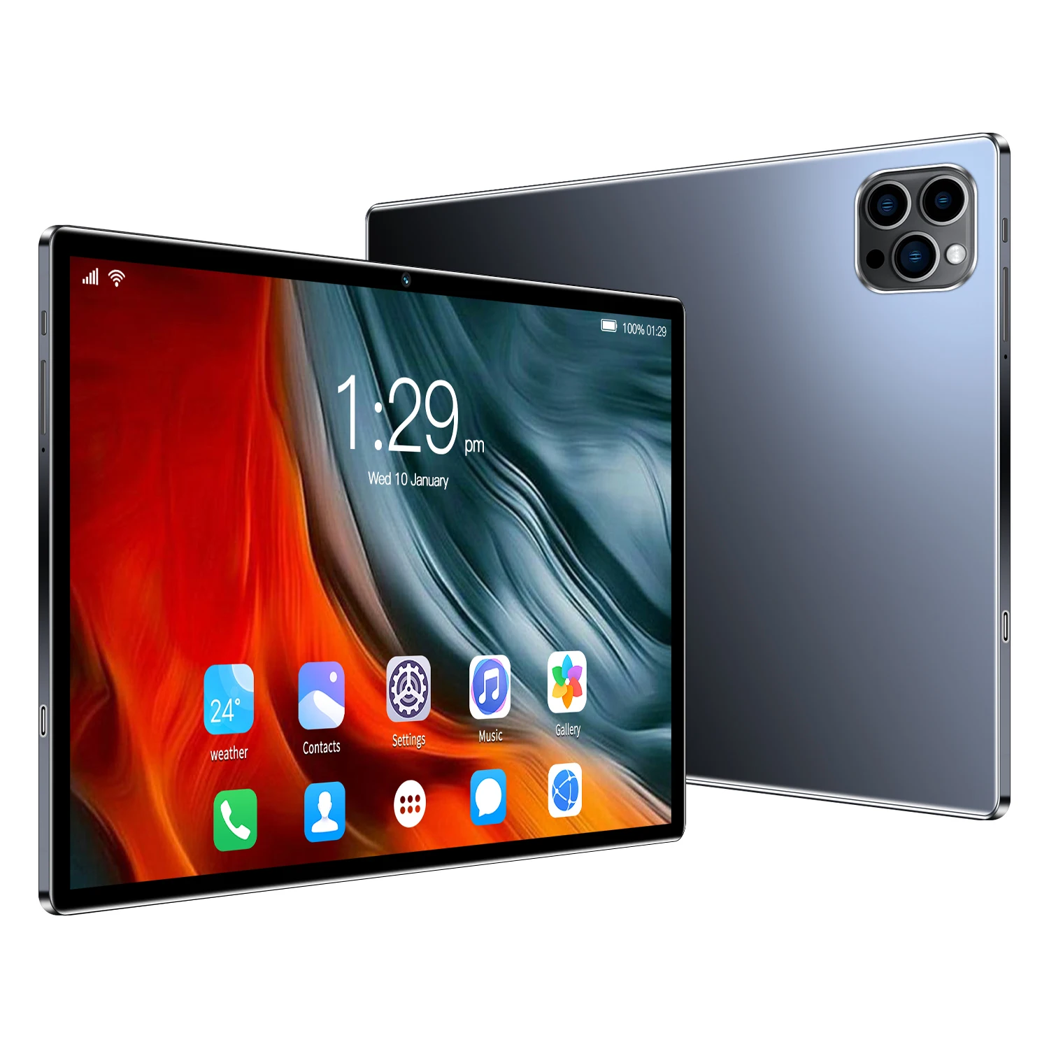 2024 New 10.1 Inch Global Version Tablets Octa Core 3G Phone Call Dual SIM 4GB RAM 64GB ROM Bluetooth WiFi Google Play Tablet Pc 2