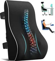 1pc Memory Foam Non-Slip Car Seat Cushion for Office and Gaming Chairs - Supports Lumbar and Waist - Soft and Comfortable - Image 2