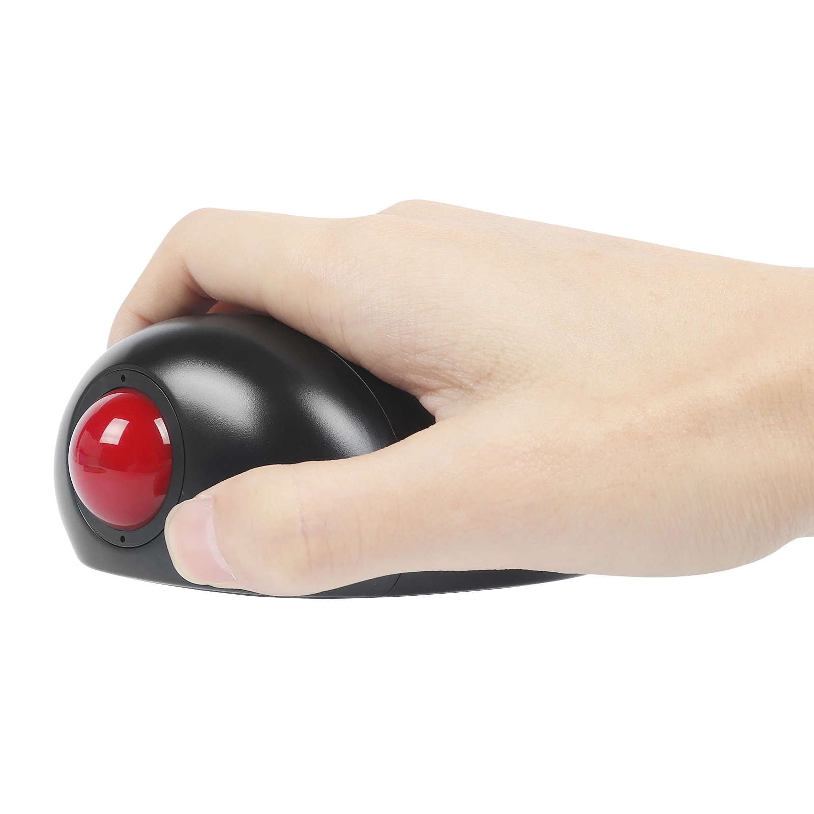 Ergonômico Handheld, USB Optical Track Ball, Wired