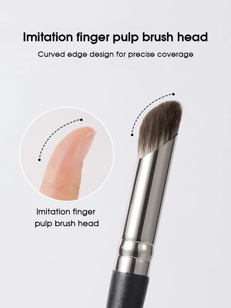 Finger belly thumb concealer brush cover pimple print spots round head soft hair concealer makeup brush do not eat powder nose s 2