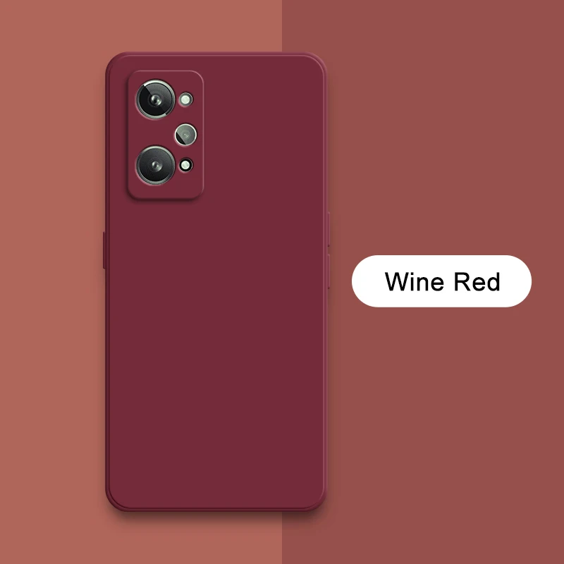Square Liquid Silicone Shockproof Phone Cases - 360° Protective Cover