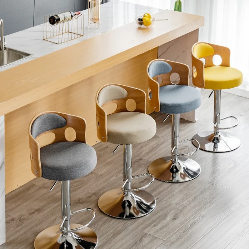 

Стул для парикмахерской, скандинавский высокий игровой стул, для кухни, бара, для гостиной, уличный шезлонг, регулируемый пластиковый дизайн