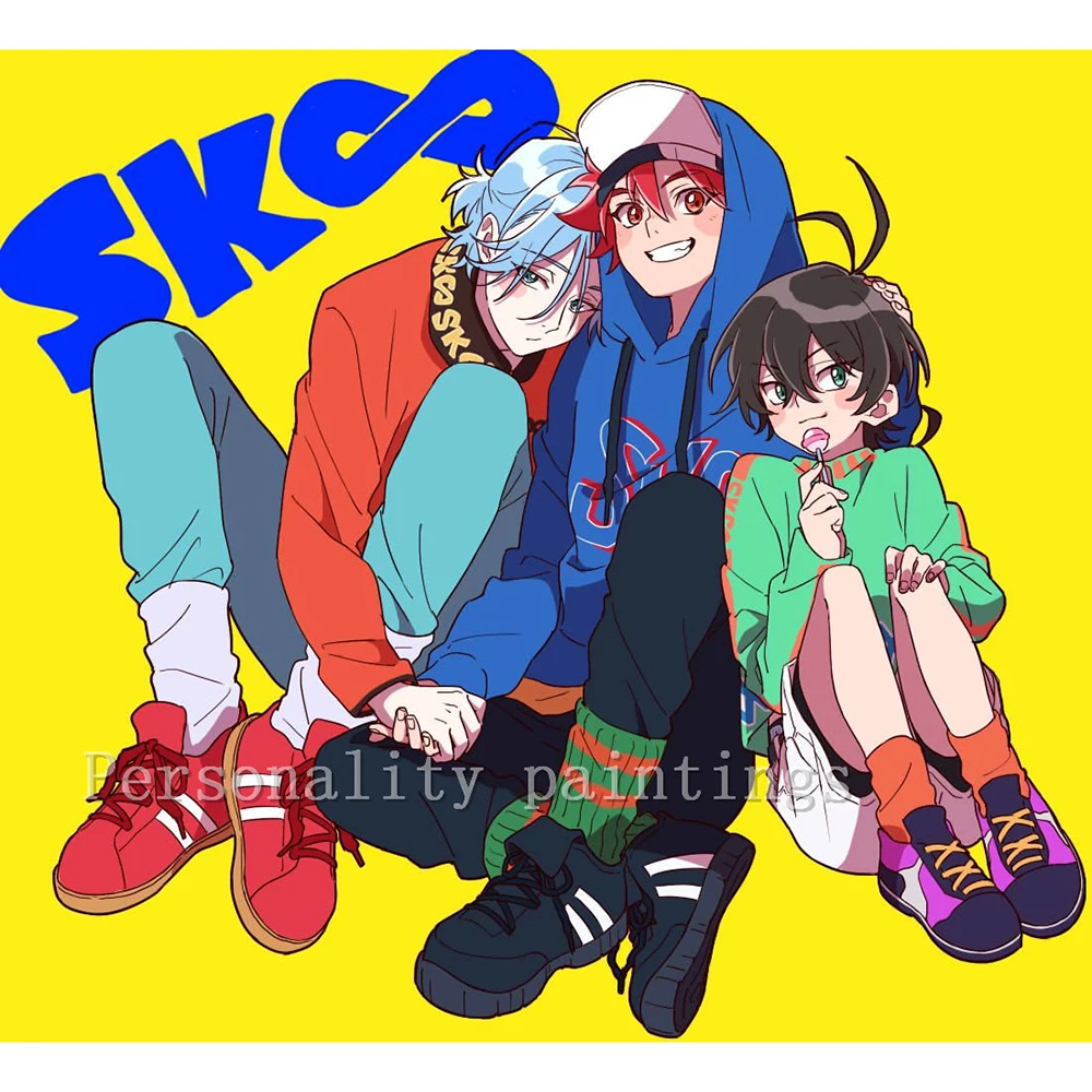 Sk8 Anime Characters Paint By Numbers - PBN Canvas