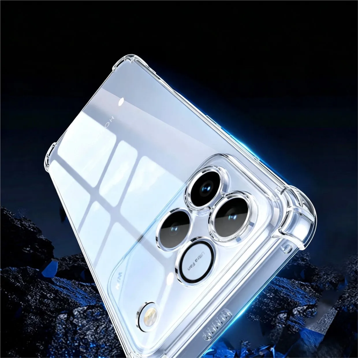 Thick Shockproof Clear Transparent TPU Phone Case