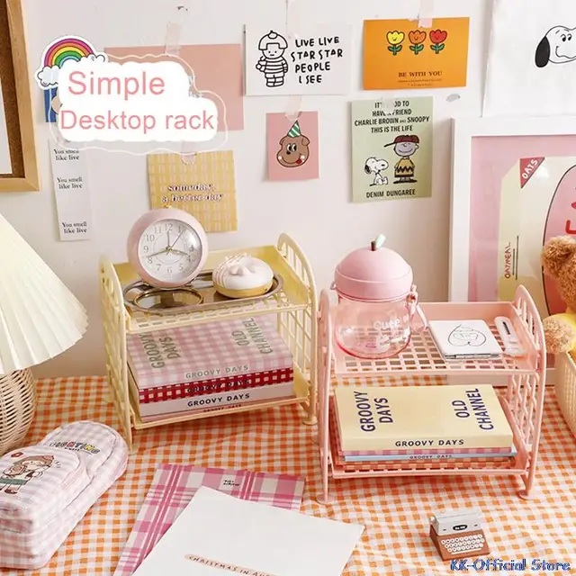 Kawaii Macaron Minimalist Desk Desktop Organizer