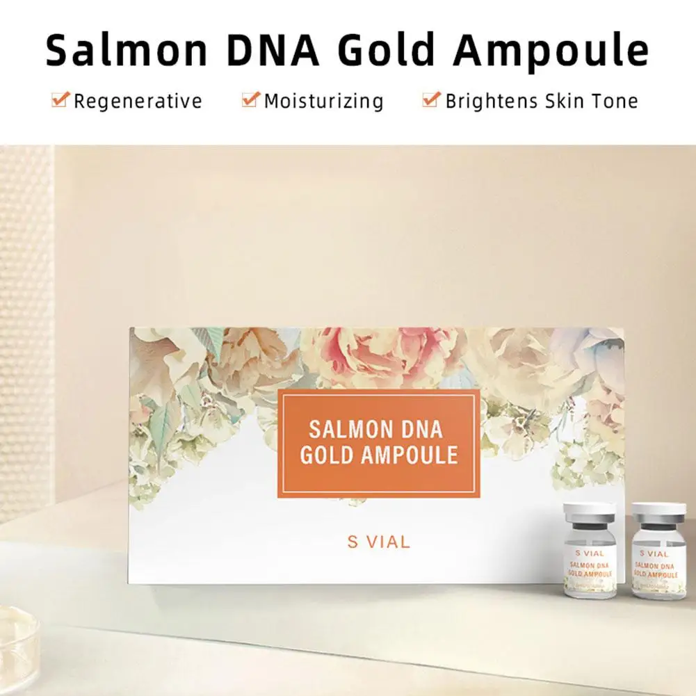 Salmon DNA Serum 99% PDRN High-Purity Ampoule Korean Skin Booster For Face Collagen Deep Hydration,Firming for Wrinkles - immagine 4