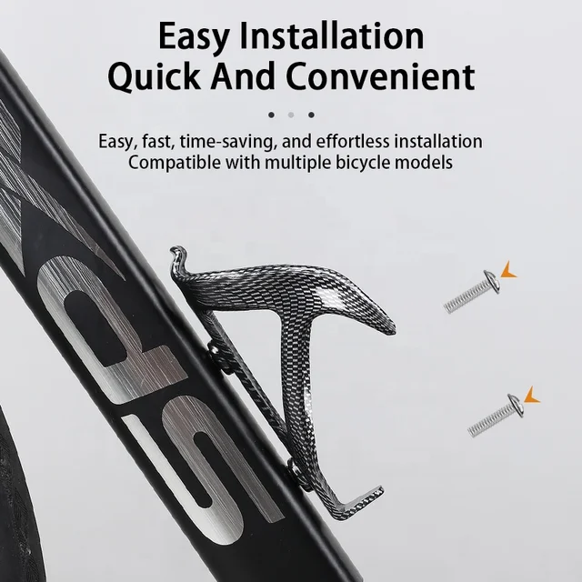 Carbon Patterned Bike Bicycle Water Bottle Holder Bike Bicycle Bottle Cage Bike Water Bottle Cage 2