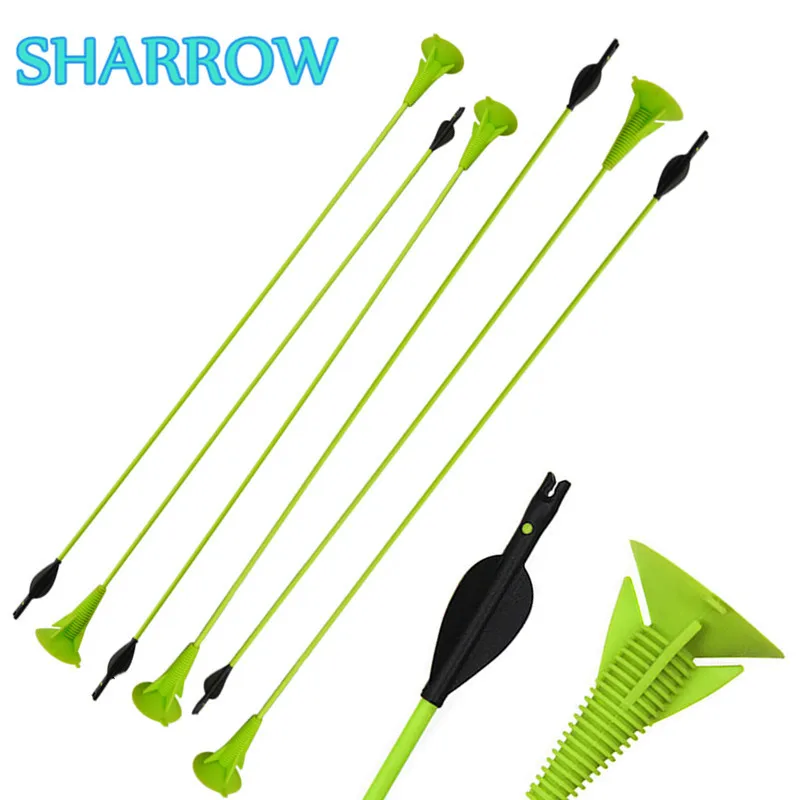 Outdoor Archery Rubber Sucker Arrow Head Suction Tip Point Hunting Game 