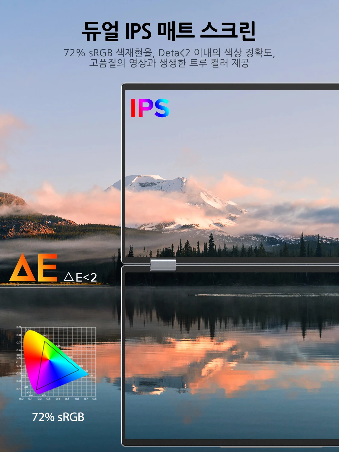 UPERFECT UStation Δ 15.6 접이식 모니터 듀얼 휴대용 디스플레이 내장 스탠드 VESA OSD 메뉴 USB C로 화면을 자유롭게 조정 노트북 PC용 HDMI Mac Phone 확장 듀얼 스택