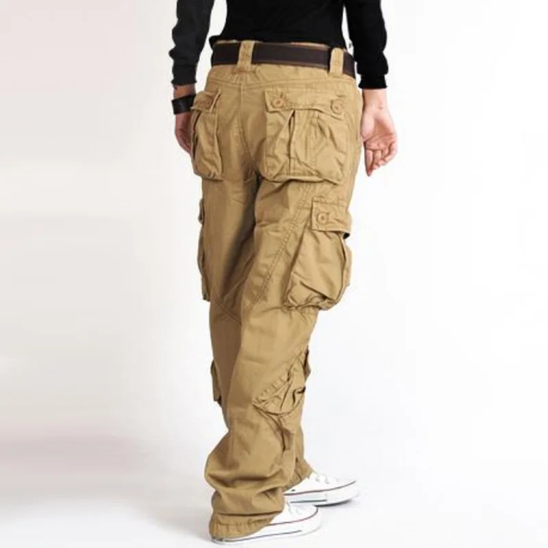 Womens Baggy Cargo Pants Multi Pockets Loose Straight Sports Casual Workwear Trousers Female Plus Size Tactical Pants casual pants