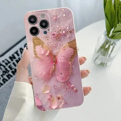 Vibrant Butterfly Art Silicone Phone Case for Redmi Note 12 Pro 5G (Y2-T8226)