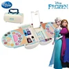 Disney girls Princess frozen elsa anna real suitcase  case Makeup set with original box  Cartoon  Beauty Fashion Pretend Toys 1