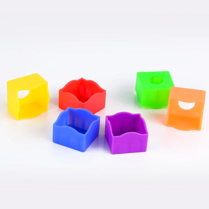 Snooker Cue Covers Snooker Protective Covers Plastic Snooker Cue Rub Chalk Clamps Square Professional Durable Billiard Accessories 10pcs