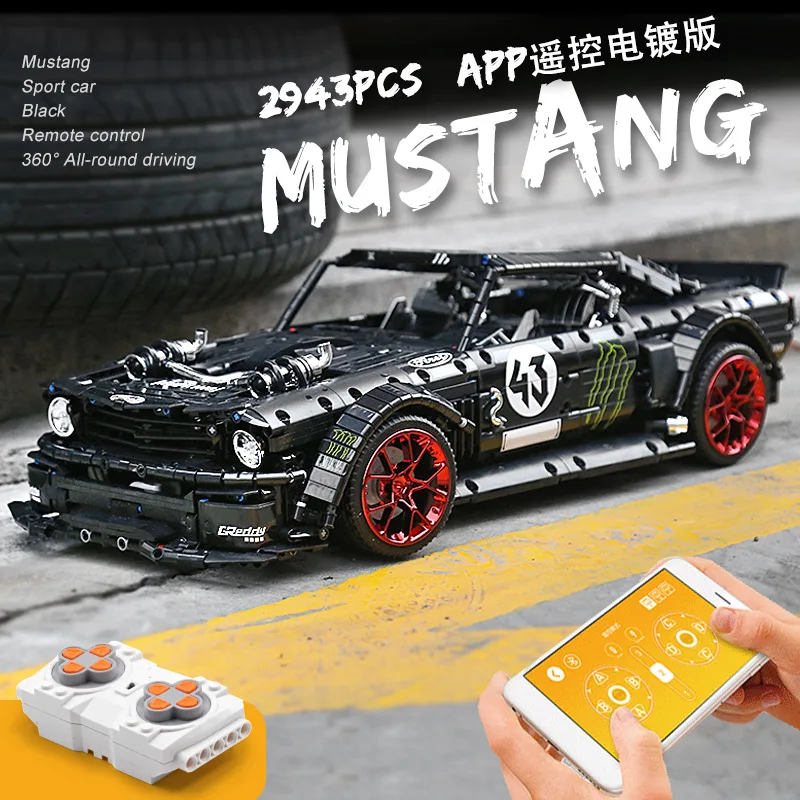 13108 App RC Car Ford Mustang Hoonicorn 
