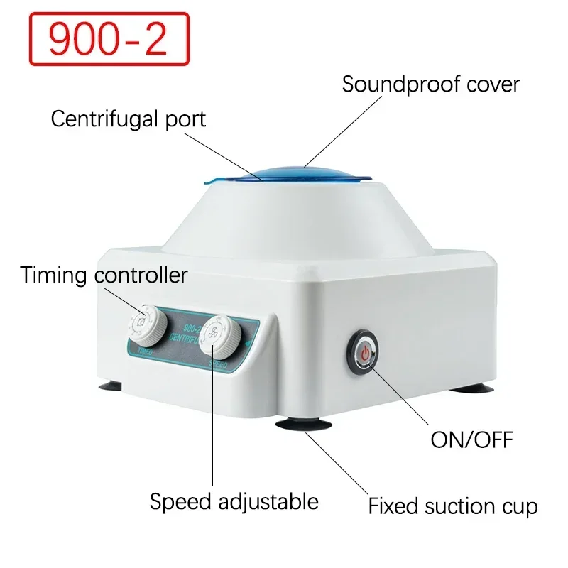 4000rpm/min Electric Centrifuge Experimental Instrument Desktop Stepless Speed Regulation Timing Centrifuge 900-2 / 900-1S plasma centrifuge