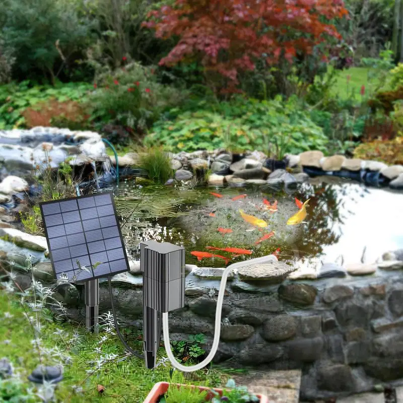 Pond Aerators For Outdoor Ponds Aquarium Aerator Aerator Pump Adjustable Pond Aerator Air Bubbler Solar Air Pump For Pond Fish