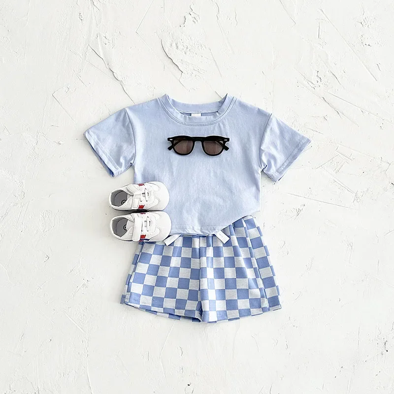 Candy Color Baby Girls T Shirt and Shorts Set