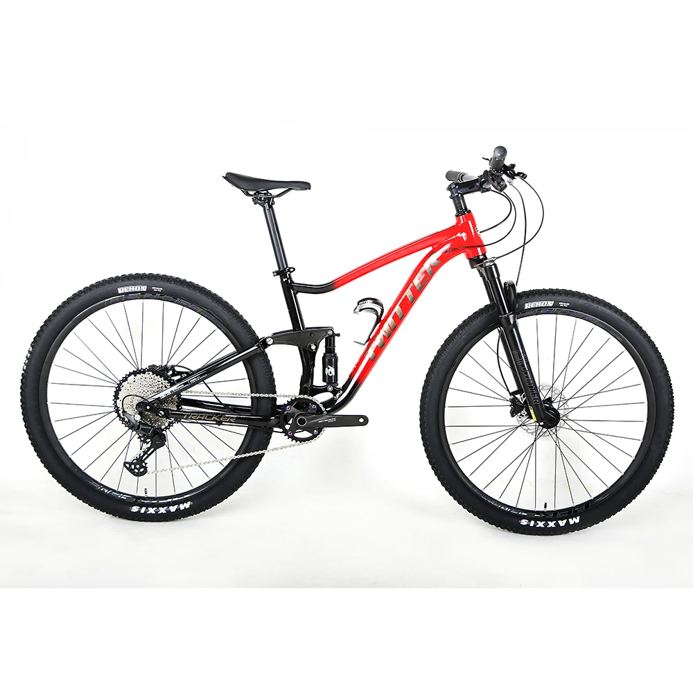 TWITTERbicicleta TRACKER SX-12Speed27.5/29er полный подвесной алюминиевый сплав горный велосипед
