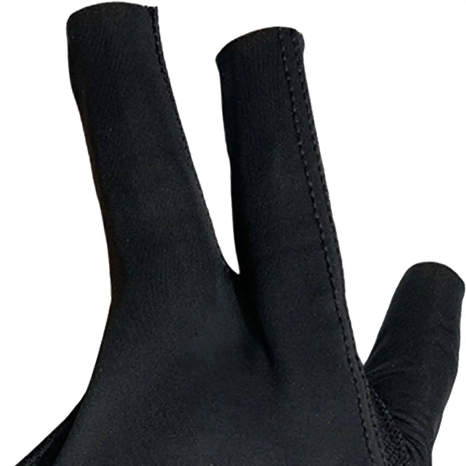 Three Fingers Billiard Glove Women Men Professional Separate Finger Gloves