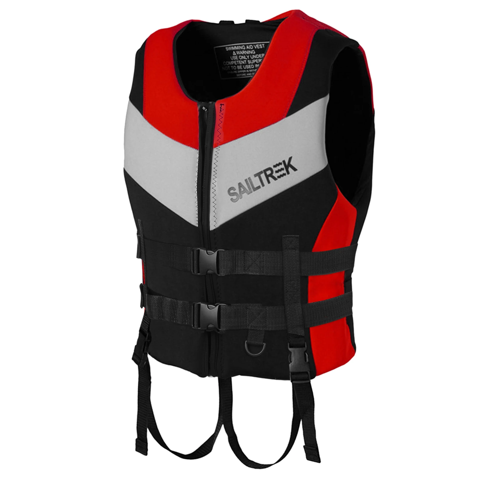 Adult Neoprene Life Jacket Adjustable Buoyancy Aid Swimming Boating