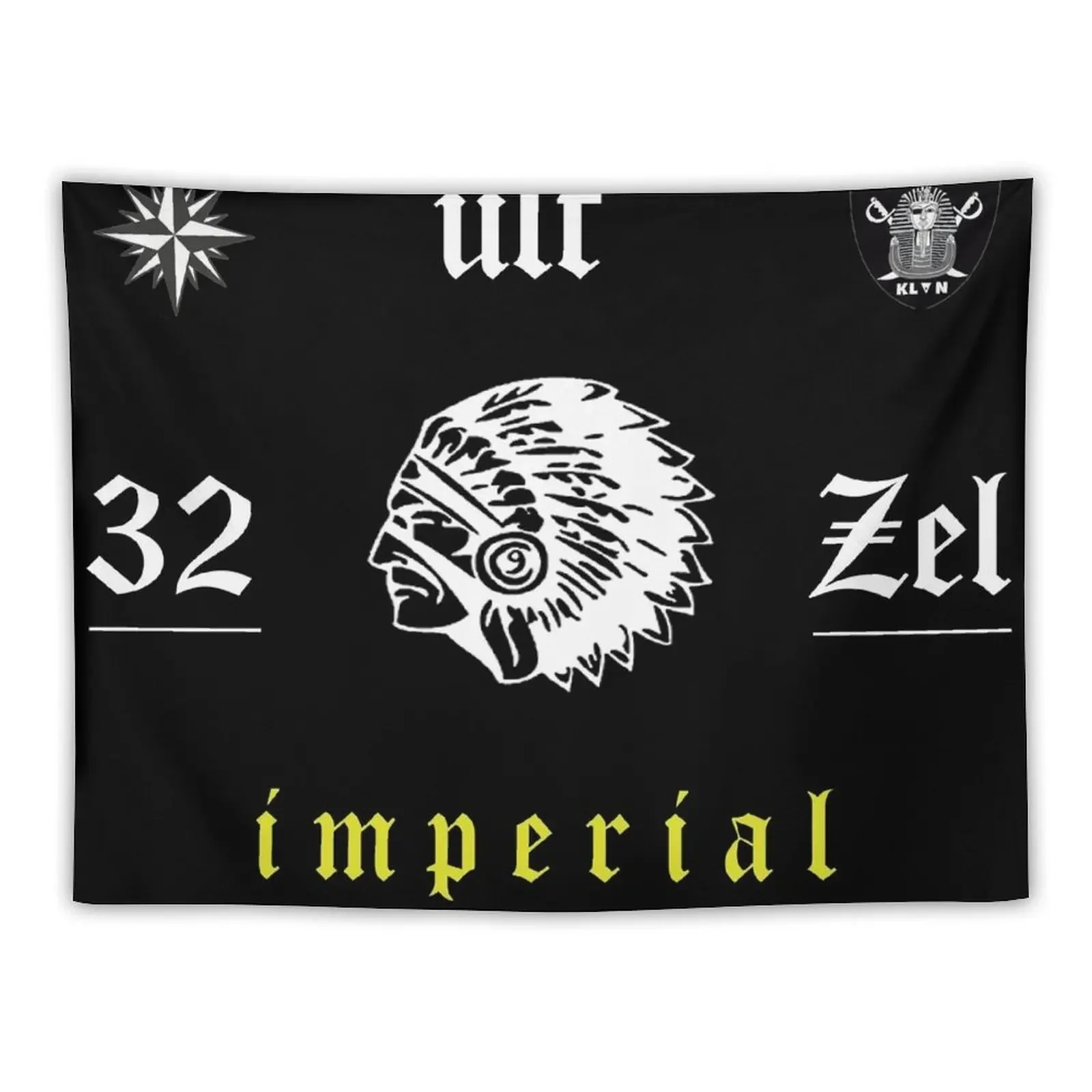 

Denzel Curry 32 Zel ULT Imperial Tapestry Japanese Room Decor Living Room Decoration Wall Hanging Decor Tapestry