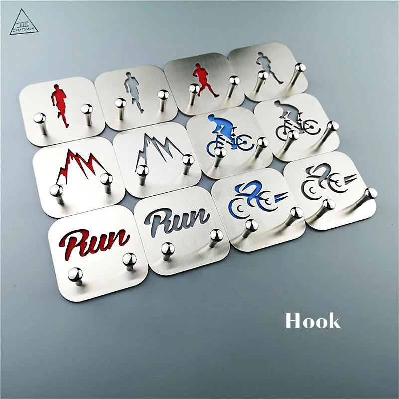 

Stainless Self Adhesive Hooks Medal Door Key Cloth Coat obe Hanger Kitchen Hardware Rack Shelf Bag Hook Organizer For Hanging