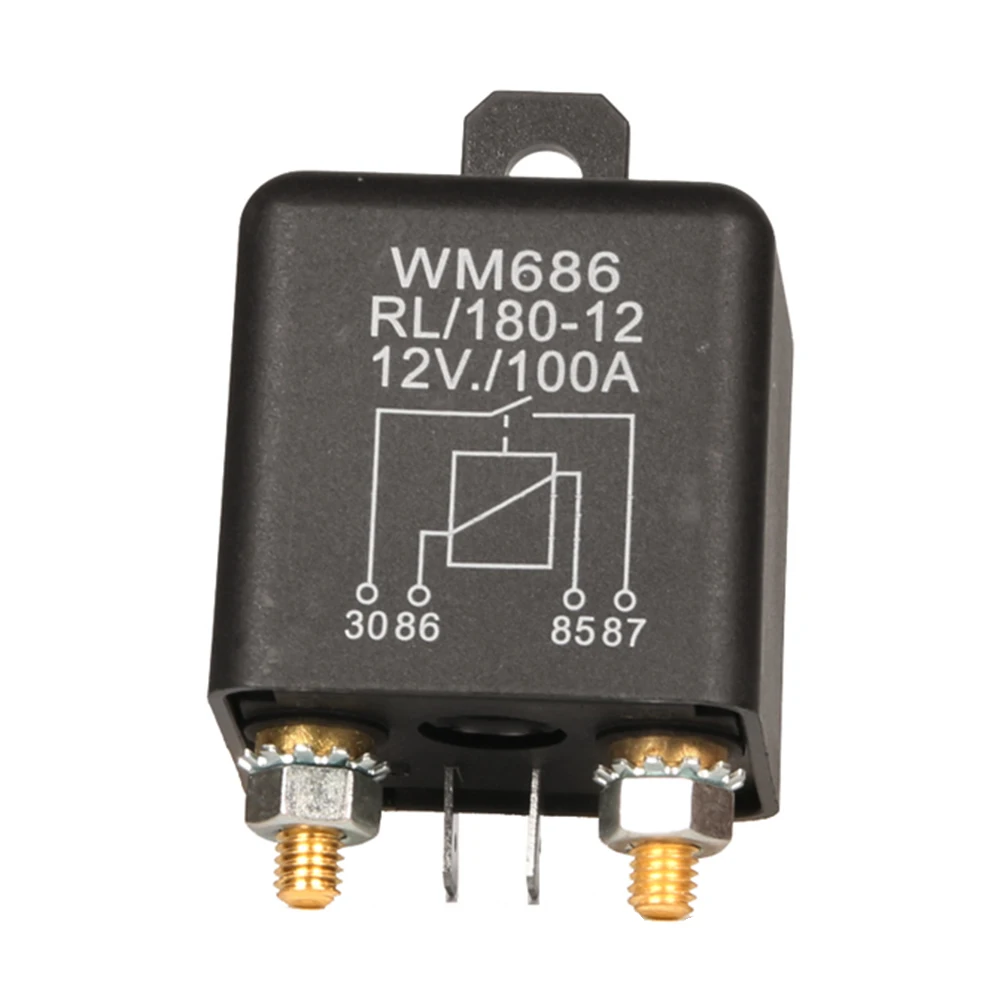 Relé do Isolador da Bateria Universal Relé Atual do Carro do Começo Normal Aberto Pin 12 v 24v 100 a 200a