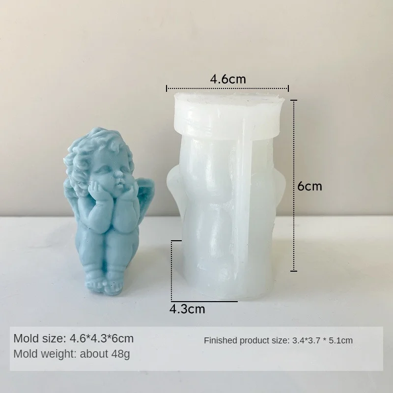 Aromatherapy Candle Ornament Mold Versatile Ease Of Use Quality Demand Decorative Best Selling Angel Candle Mold Gifts