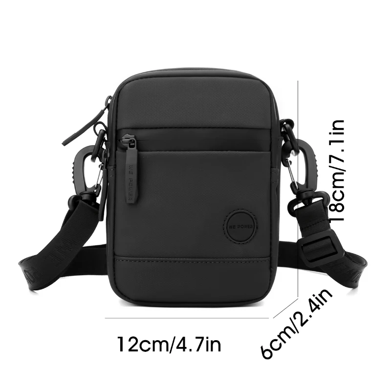 Men's crossbody bag, shoulder bag, vintage business bag, holiday gift, mini crossbody bag with adjustable shoulder strap