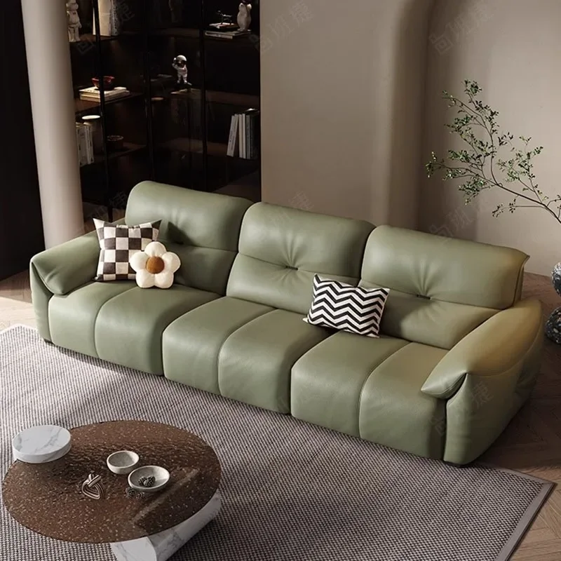 

Shape Living Room Sofas Leather Sectional Floor Daybed Modular Sofa Sleeper Bed Lazy Wohnzimmer Sofas Lounge Suites Furniture