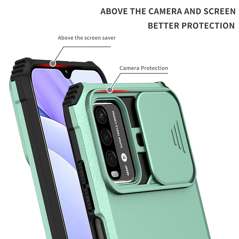 Ultimate Shockproof Slide Camera Cover Case for Xiaomi Redmi and Poco Series