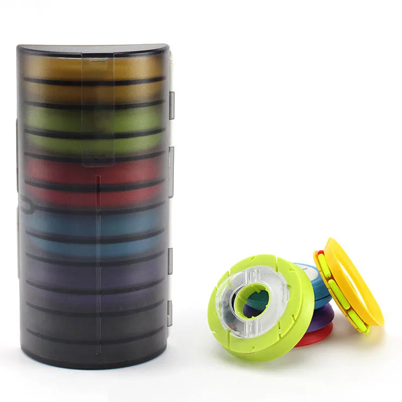 

Fishing Main Line Box Winding Board Multifunctional 6/8/10/12 Silicone Coil Board Fishing Box Main Spool Silicone Winding Main