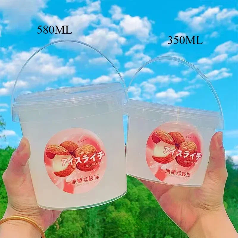 Slide Bubble Gel Hand Bucket Water Hu Milk Fake Water Decompress Fake Non Stick Hand Can Cover Bubble Toy for Children slime kit