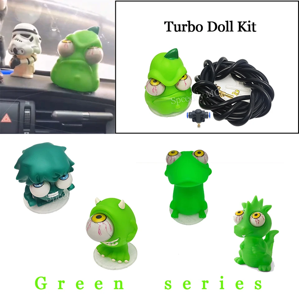 Green series New Turbo Explosive Eye Doll Car Boost Eye Zombie