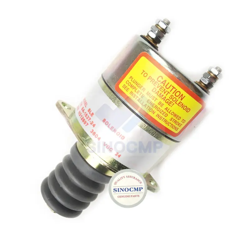 24V Fuel Stop Solenoid SA-1637-24 SA-4269-24 600-815-7550 307-1101 Excavator Parts MEP002A MEP003A
