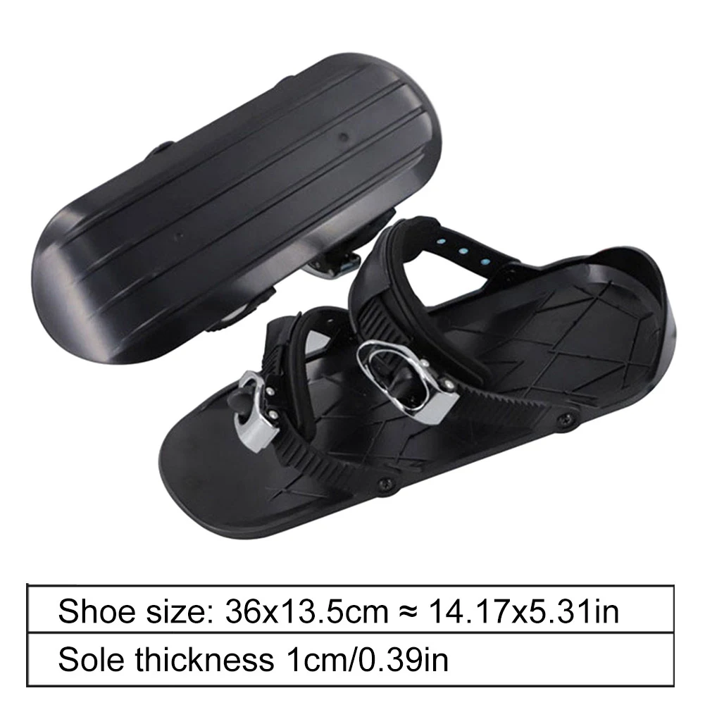 Mini Ski Skates Snow Shoes Skis Snowboards Adjustable Bindings Skiing Shoes Gloves Goggles Storage Bag Kit For Winter Sports