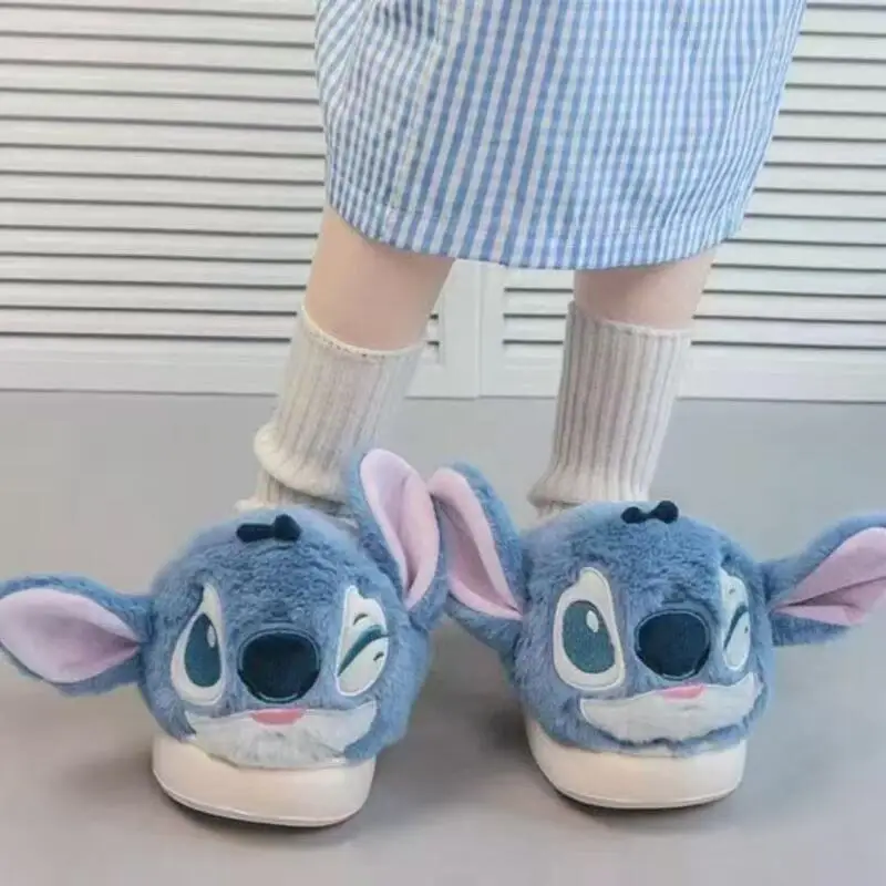 Chaussons Peluche Stitch Doux et Confortables - Fans Disney