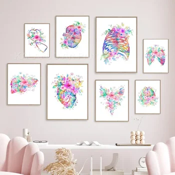 Floral Anatomy Wall Art 1