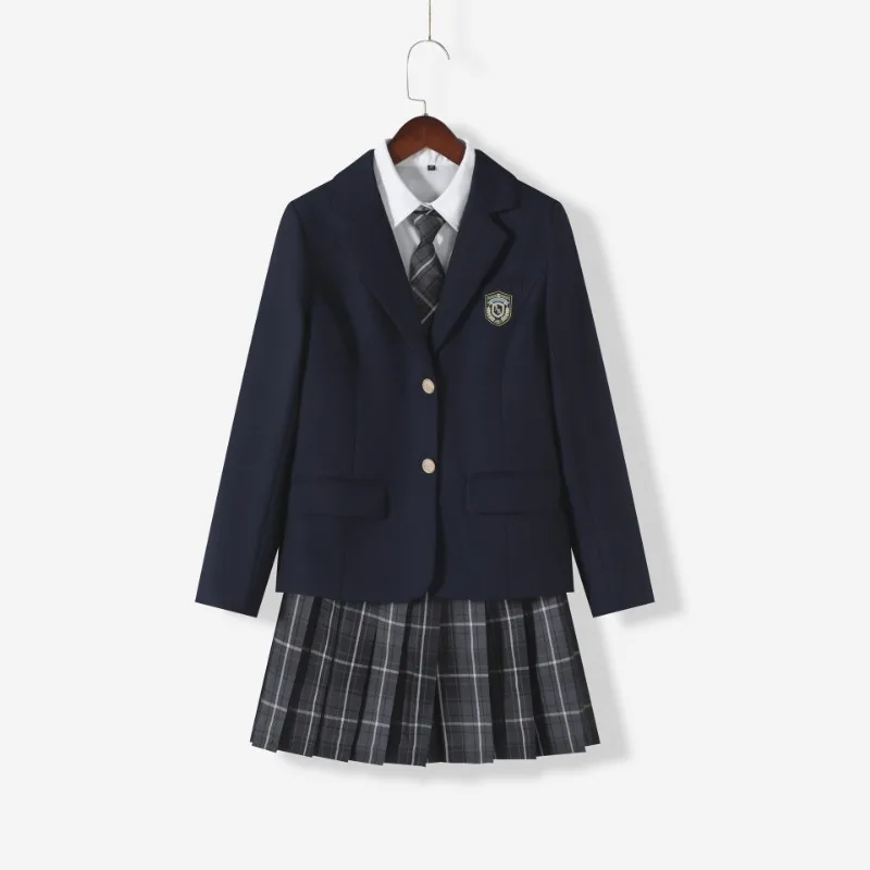 Japanese JK Style Original Jian & Chuan Gao Badge Blazer-School Uniform for Daily Wear, Cosplay & Back To School