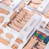 NEW Wooden Track Set Beech Wood Track Expansion Package Railway Train Track Set Fit for All Brands Trains Toys for Kids Gifts 5