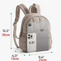 BAGSMART Mini Backpack for Women Lightweight Puffer Small Backpack Purse Quilted Casual Travel Daypack Cute Waterproof Bookbag 5