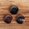 12pcs Genuine Horn Button Set for Suit Jacket Blazer Coat Light Brown Black Dark Brown Buttons 15mm - 30mm Sewing Accessories 4