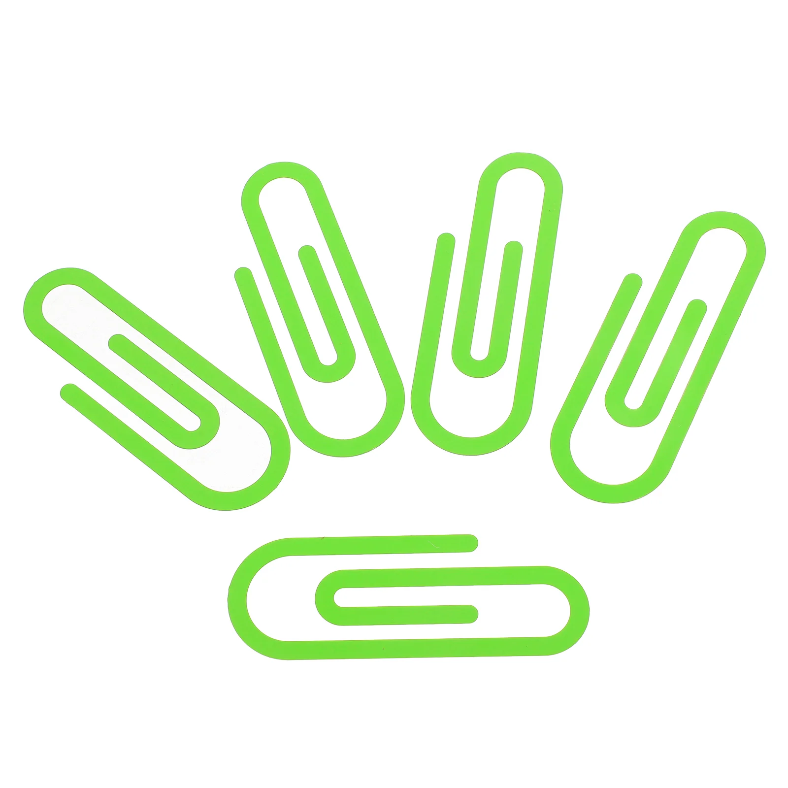 

5 Pcs Paper Clip Small Paperclip Office Folders Metal Clips Supplies Bookmark Clamp