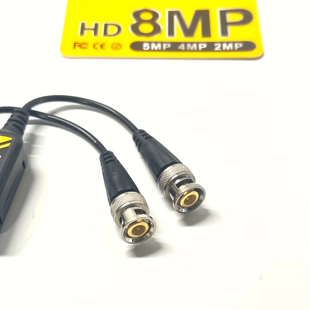 8MP BNC 비디오 발룬 HD CVI/TVI/AHD 비디오 발룬 트랜시버 (AHD/CVI/TVII/CVBS 카메라용)