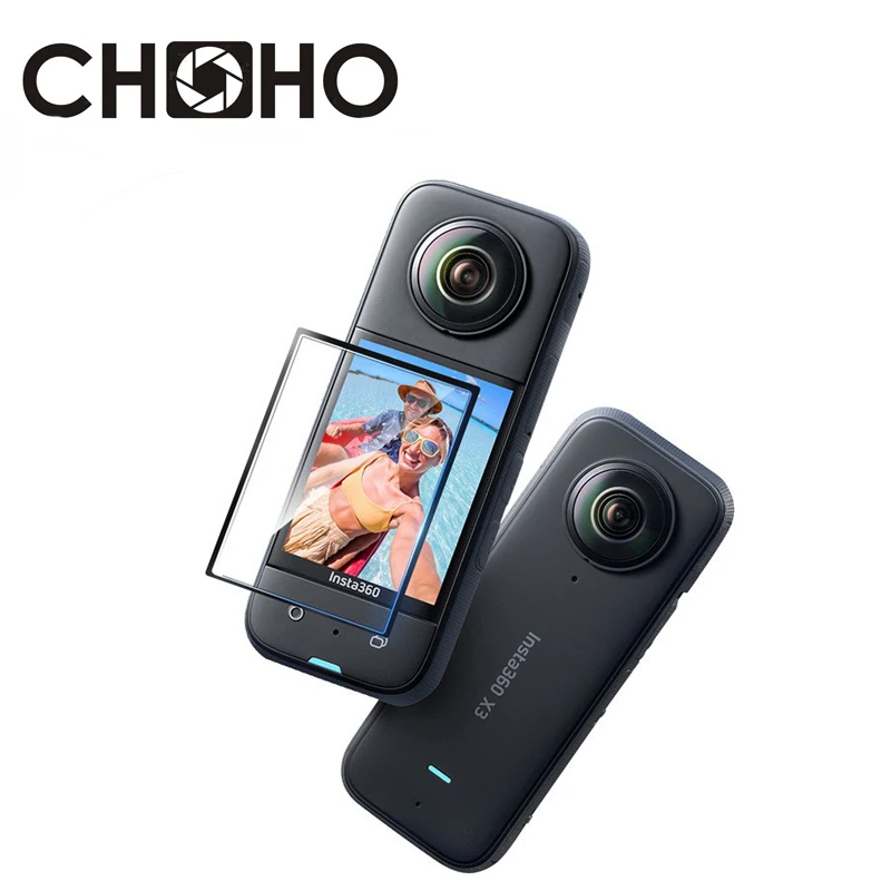 

Insta360 x3 аксессуары закаленное стекло Защита экрана Ультра Прозрачный ЖК HD для Insta 360 X3 экшн панорамная камера