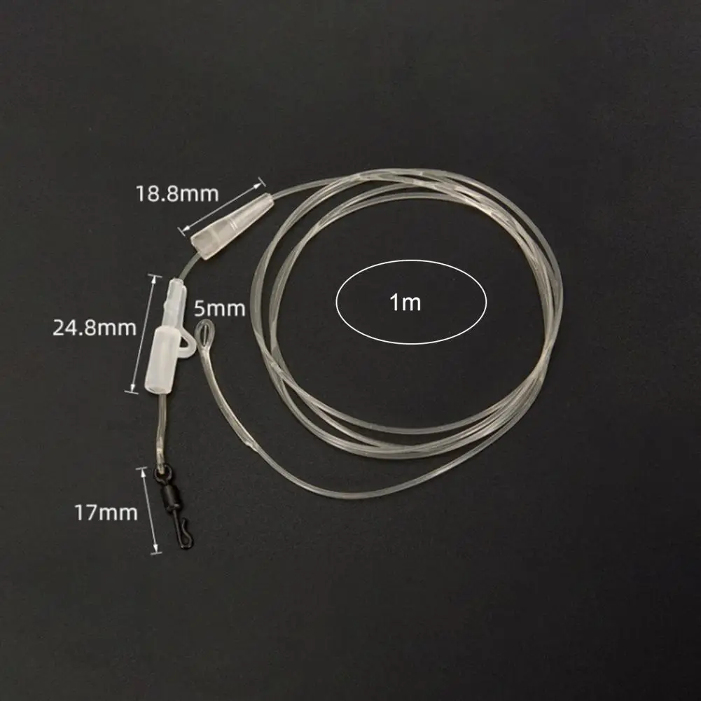 100cm 45LB Carp Fishing Leader Transparent Buffer Leader Line Floating Fly Line Fluorocarbon Leader Line Fishing Tool Supplies 6