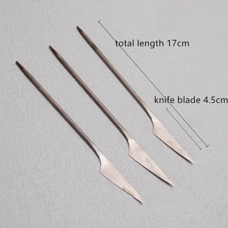 세라믹 조각 칼 DIY 점토 조각 트리밍 조각 스테인레스 스틸 조각 칼 도자기 점토 만들기 도구 용품