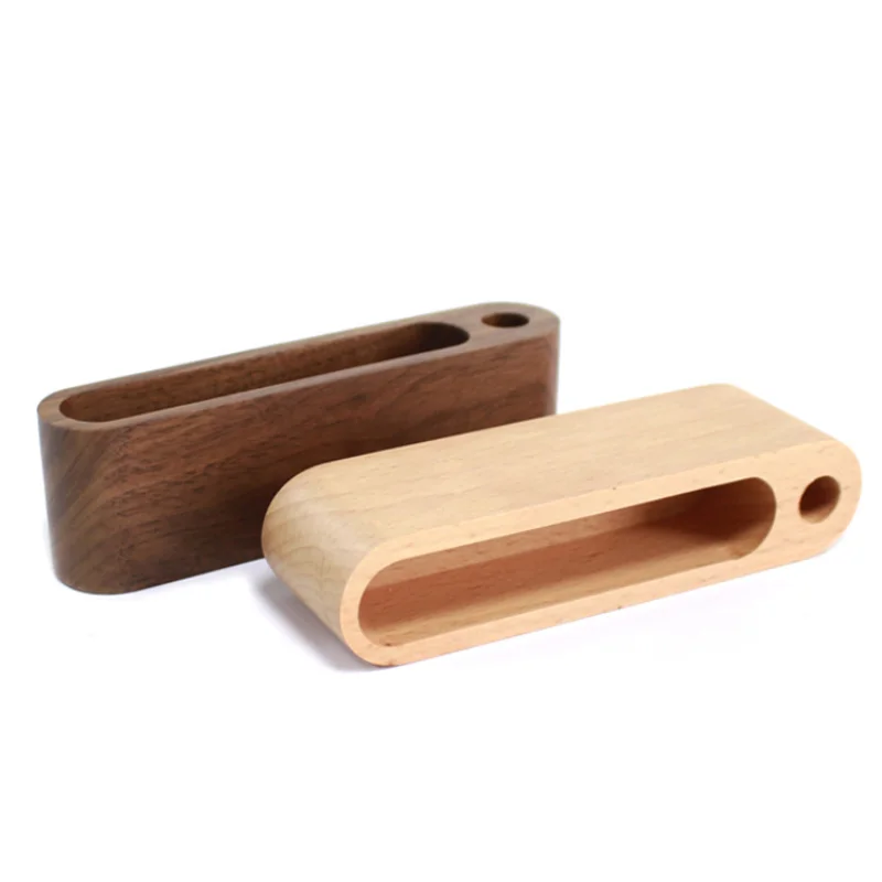 1Pc Wooden Business Card Holders Note Holder Display Device Card Stand Holder Office Supplies Stationery Accessories Organizer