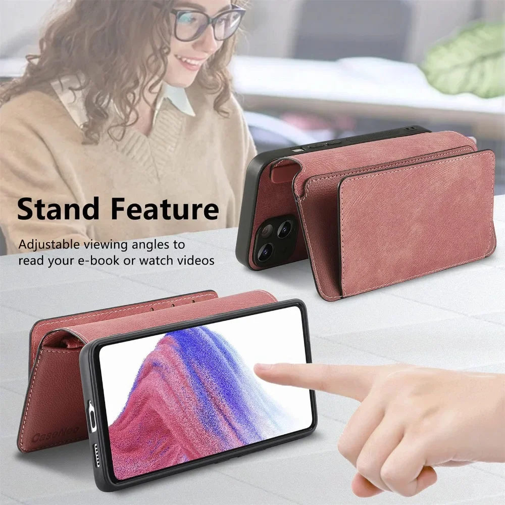Versatile 2-in-1 Detachable Wallet Case with Premium Protection